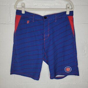 Klew MLB Men's Size 34 Shorts Chicago Cubs Blue Red